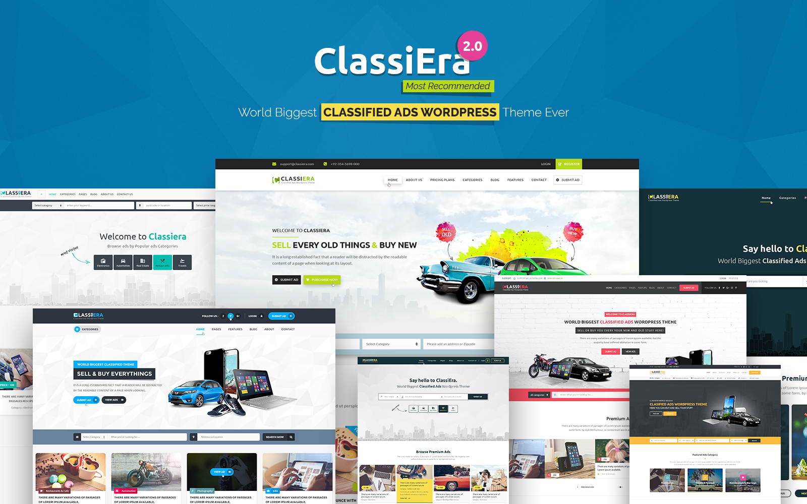 Classiera Review : An Easy to Use and Extensible WordPress Classified Ads T...