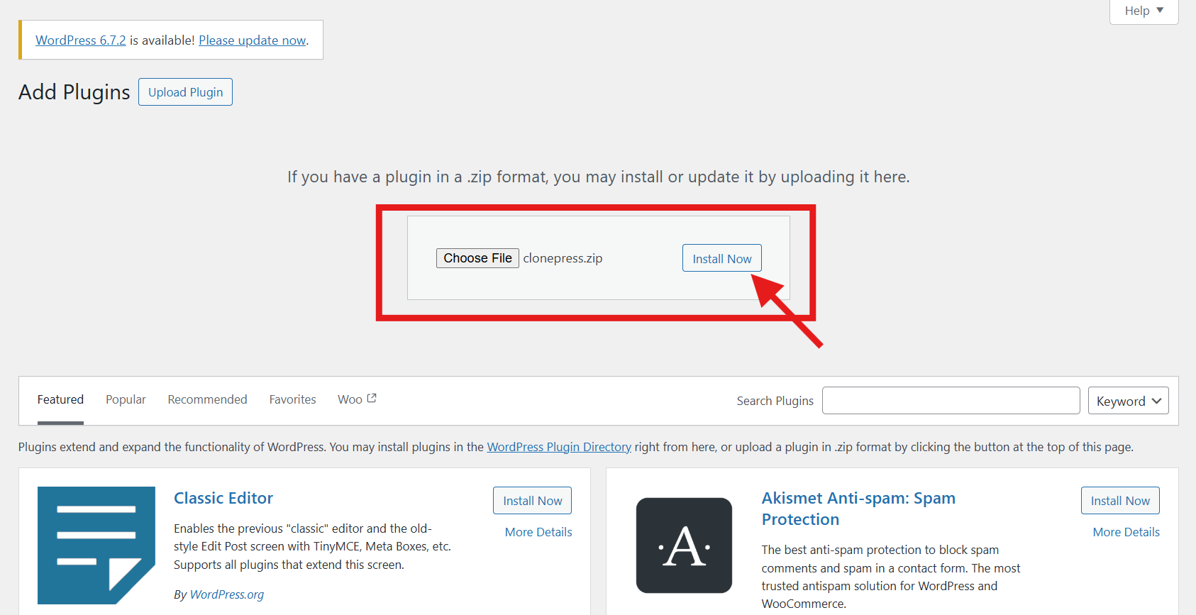 Manually Installing a WordPress Plugin