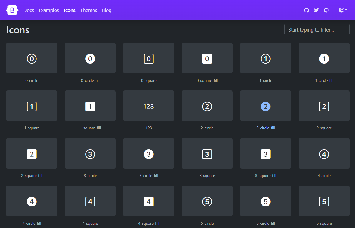 Open Source Icon Libraries- Bootstrap