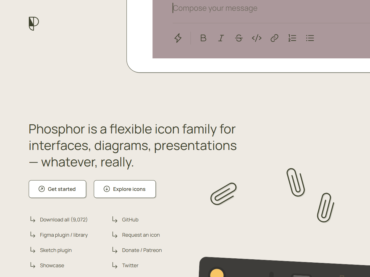 Open Source Icon Libraries- Phosphor Icons