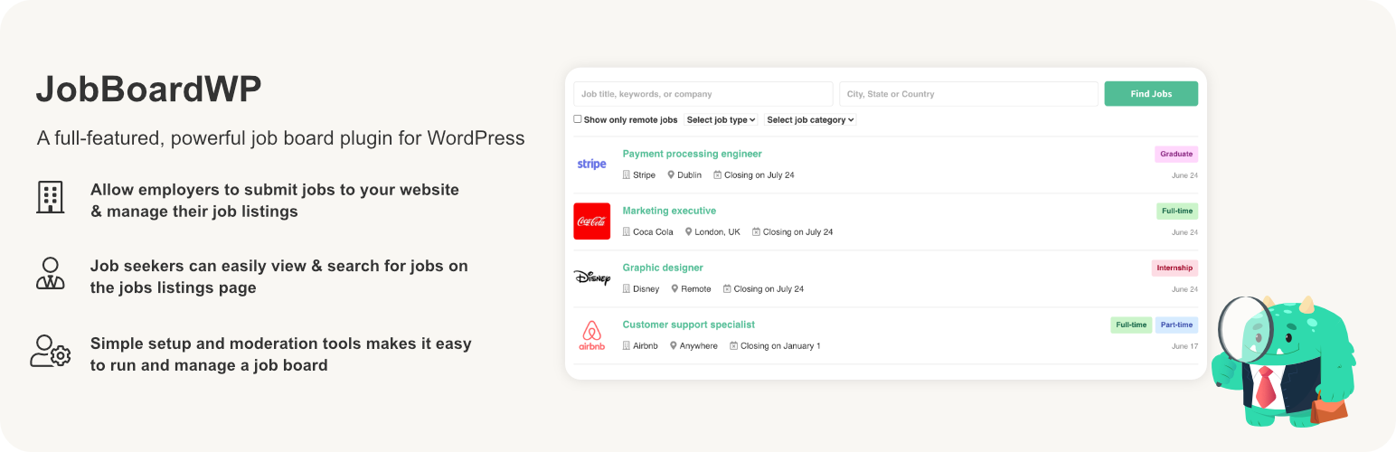 WordPress job board plugin- Job Board WP