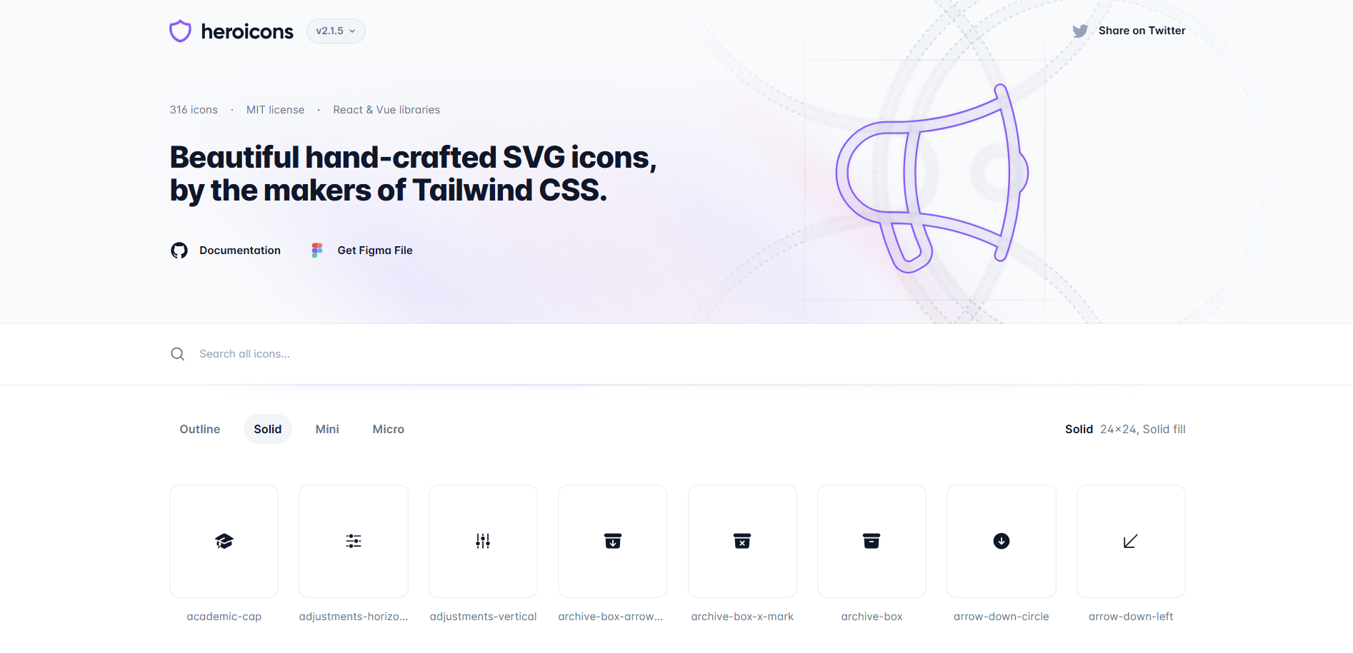 Design Resources: Heroicons