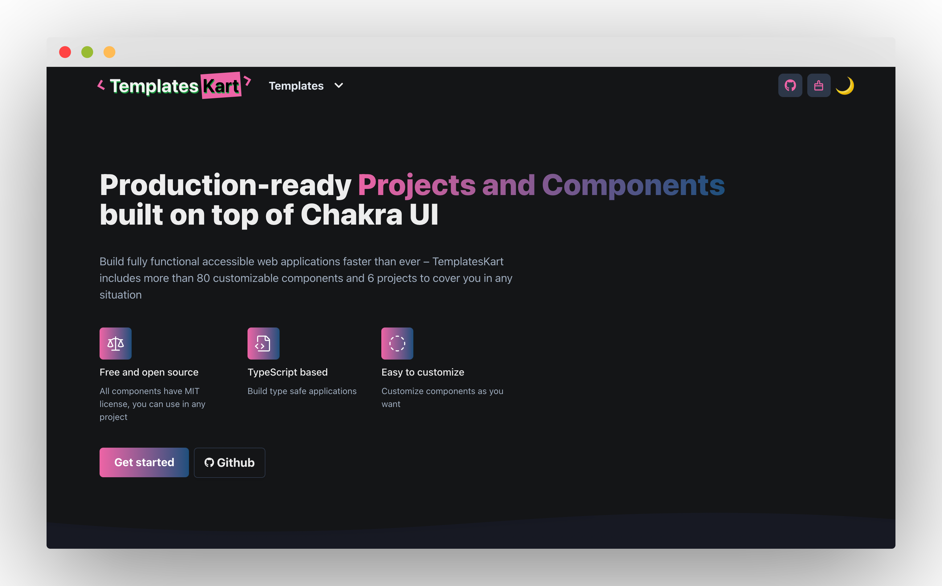 TemplatesKart Components