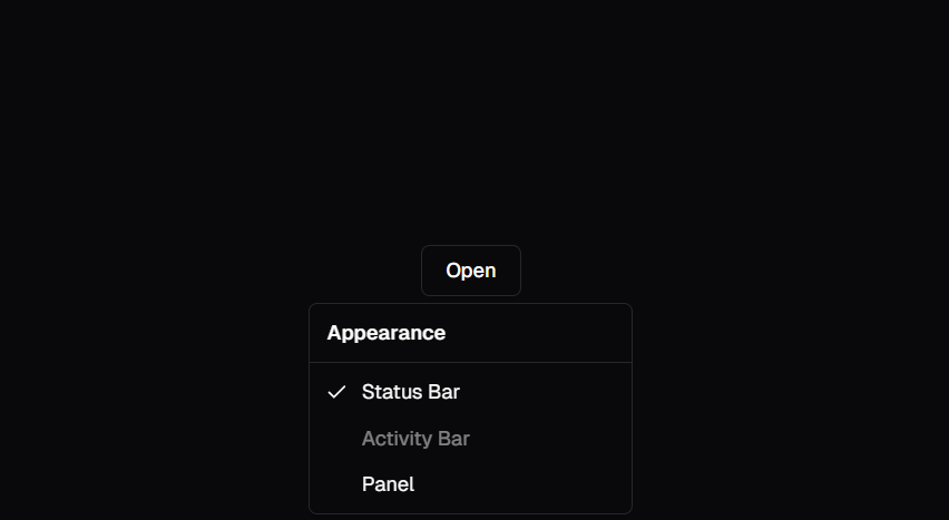 Shadcn UI Components Library: Dropdown Menu