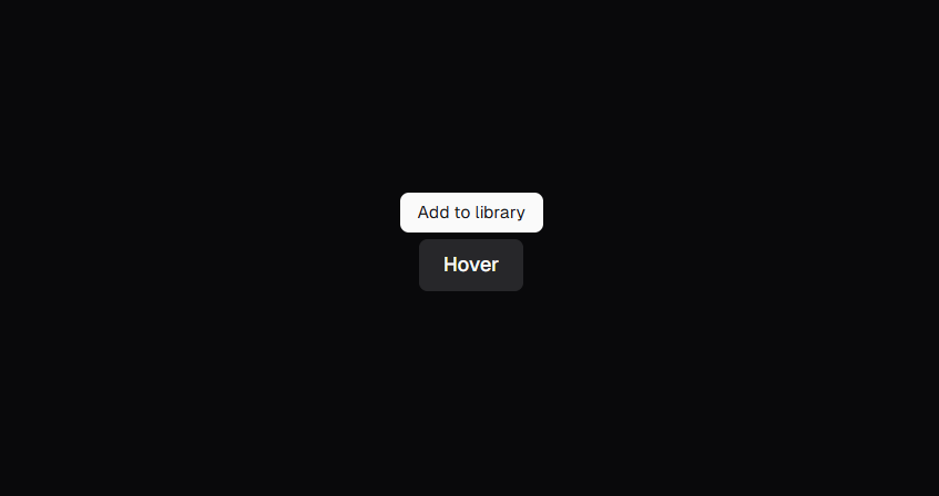 Shadcn UI Components Library: Tooltip