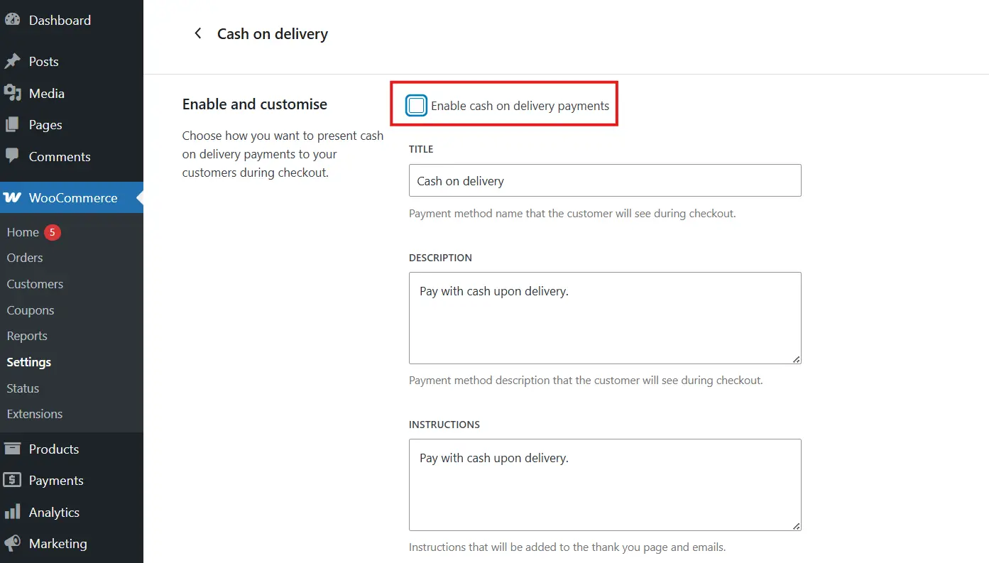 Turn Off Payment Gateways to Temporarily Disable your WooCommerce store