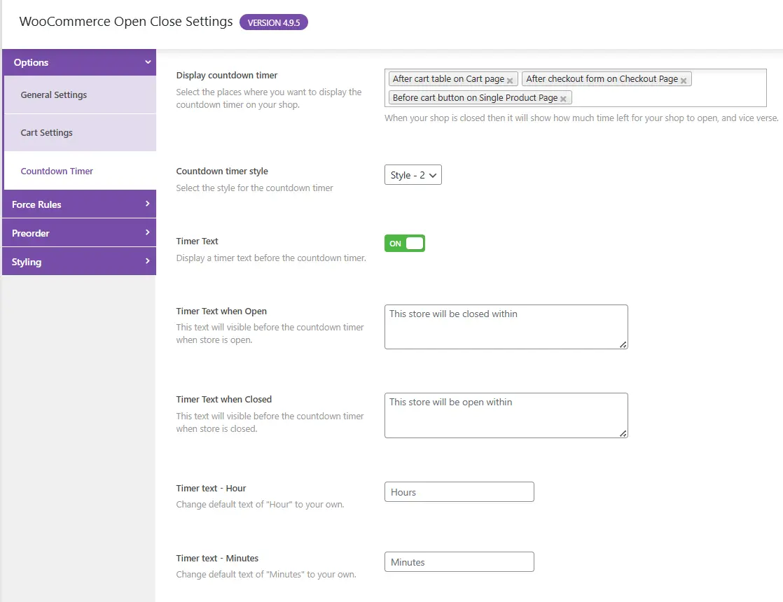 Manual Override Options
