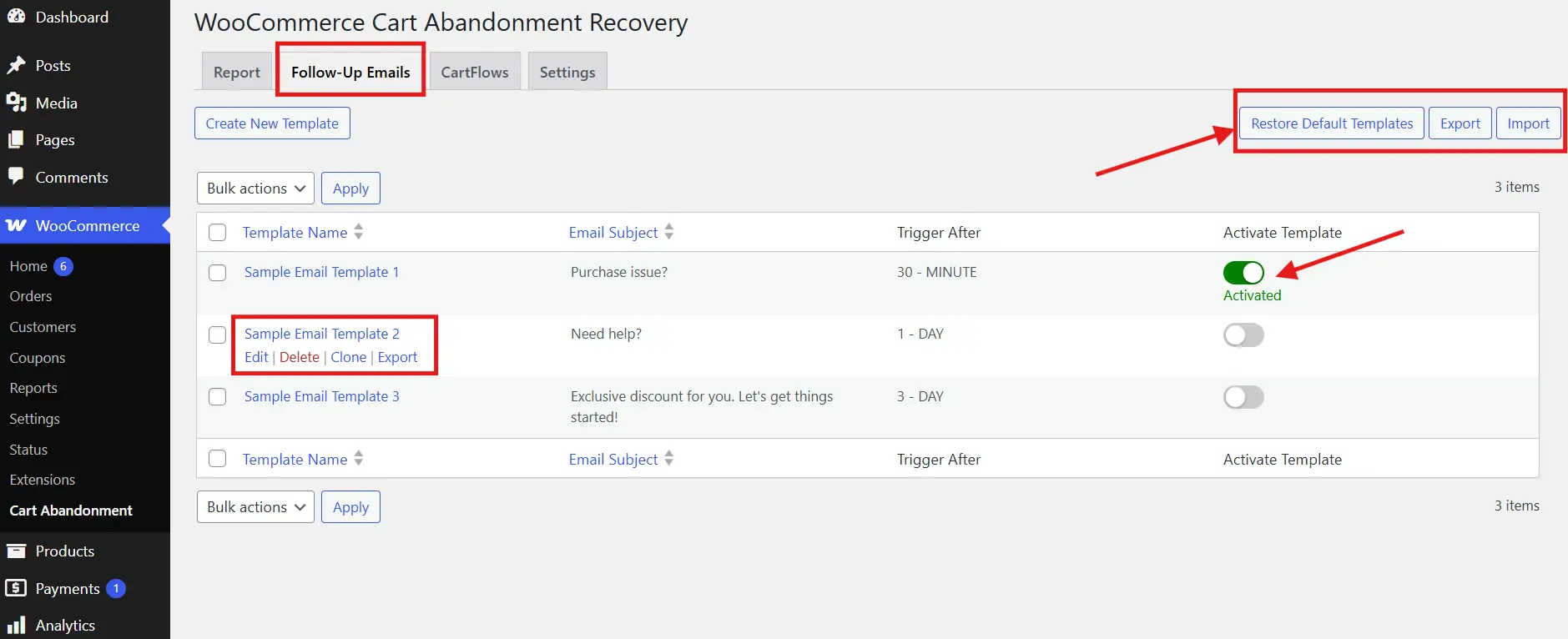 Customize Your Recovery Email