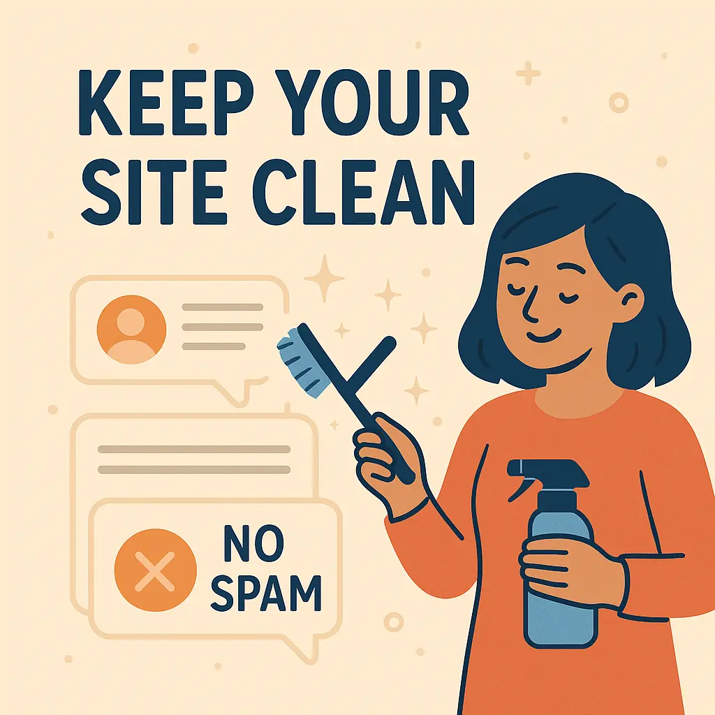 Clean Comment Boxes and No Spams