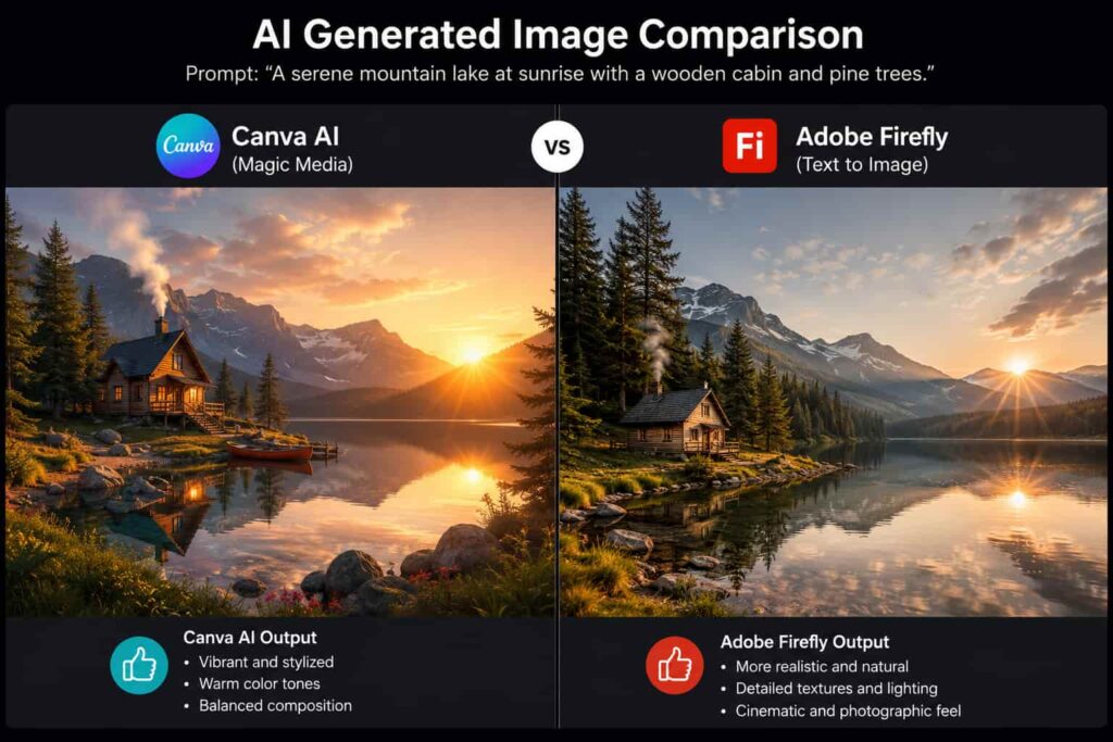 canva ai vs adobe firefly image comparison